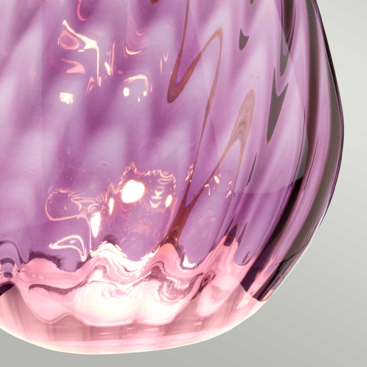 Tischleuchte Lena - Plum (Rauchglas) 1x - Elstead Lighting