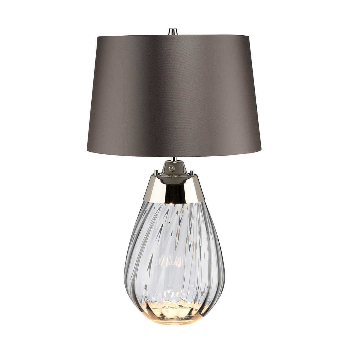 Tischleuchte Lena - Smoke (Nickel) 1x - Elstead Lighting