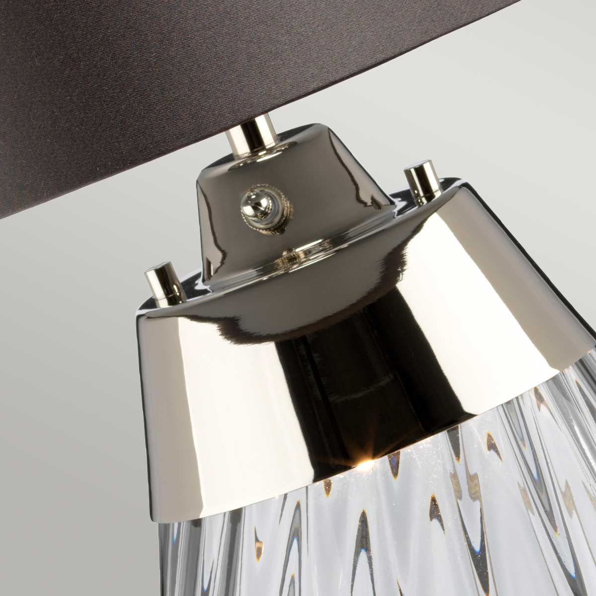 Tischleuchte Lena - Smoke (Nickel) 1x - Elstead Lighting