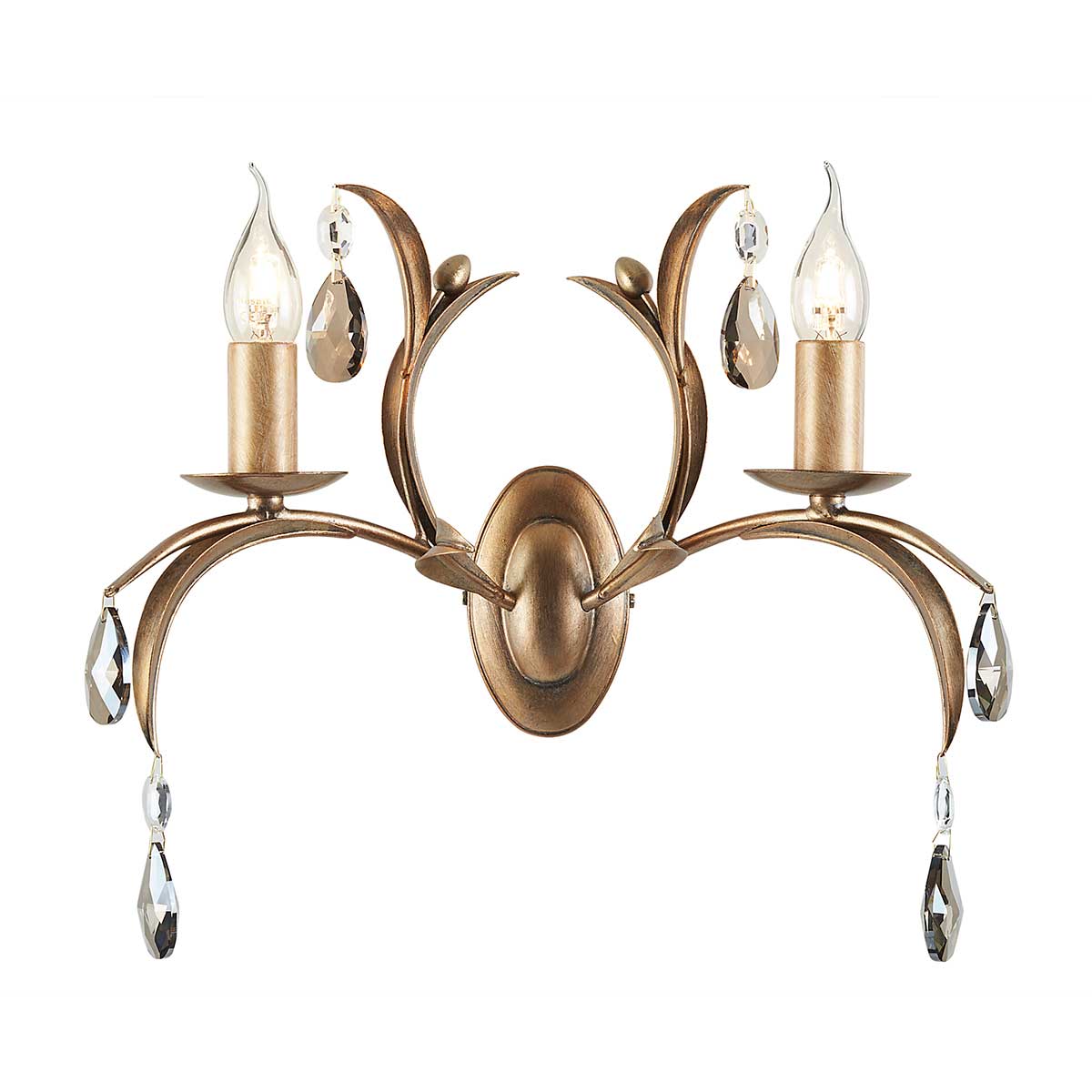 Wandleuchte Lily (Nickel) 2x - Elstead Lighting