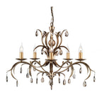 Pendelleuchte Lily (bronzefarben) 5x - Elstead Lighting