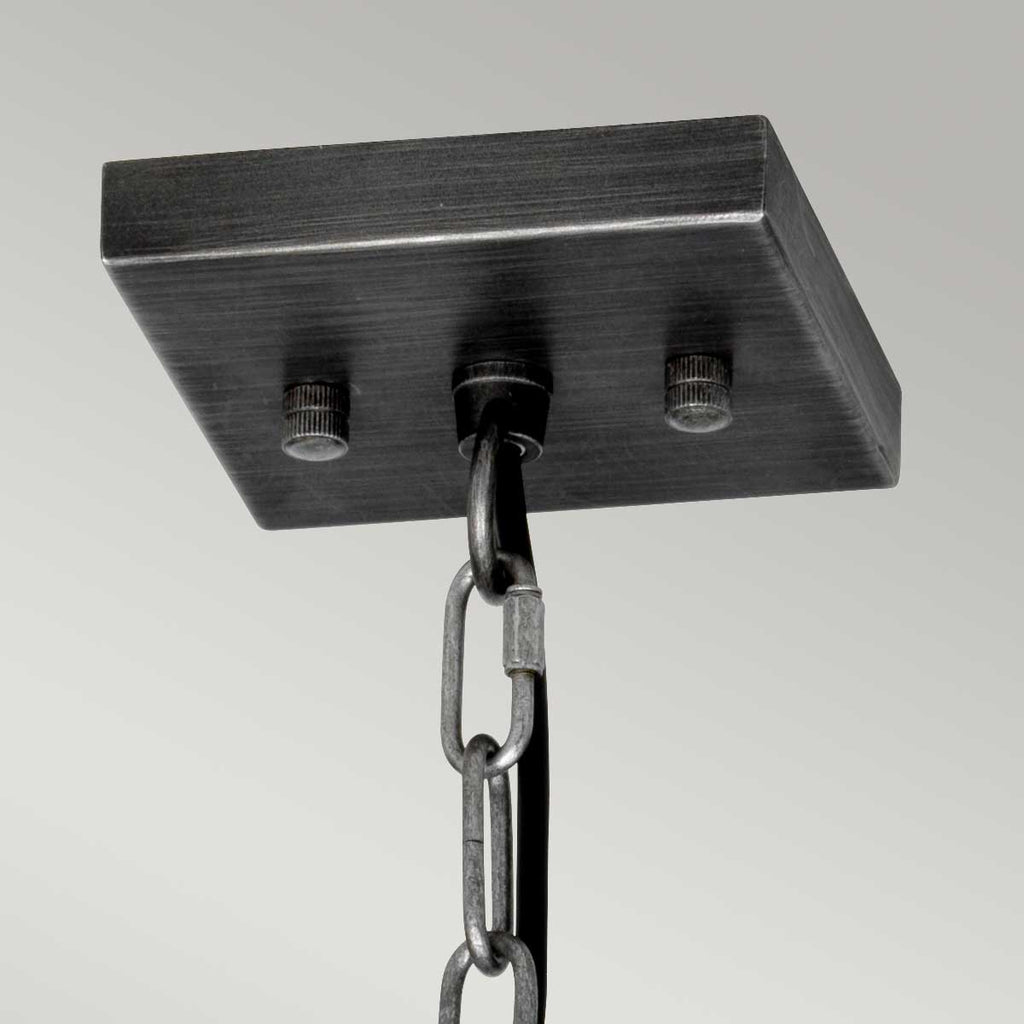 Pendelleuchte Louvre (Painted Gunmetal) 1x - Elstead Lighting