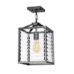 Pendelleuchte Louvre (Painted Gunmetal) 1x - Elstead Lighting