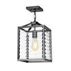 Pendelleuchte Louvre (Painted Gunmetal) 1x - Elstead Lighting