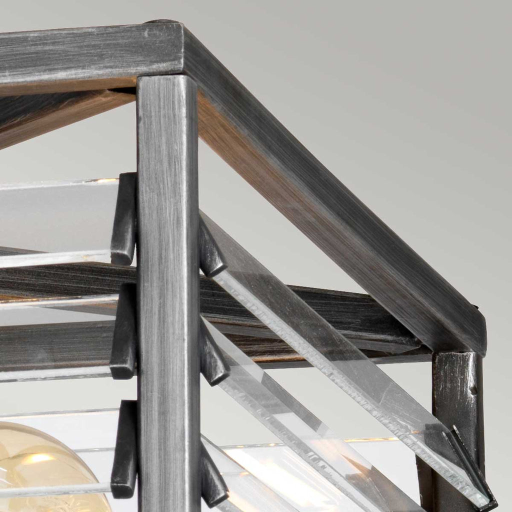 Deckenleuchte Louvre (Painted Gunmetal) 4x - Elstead Lighting