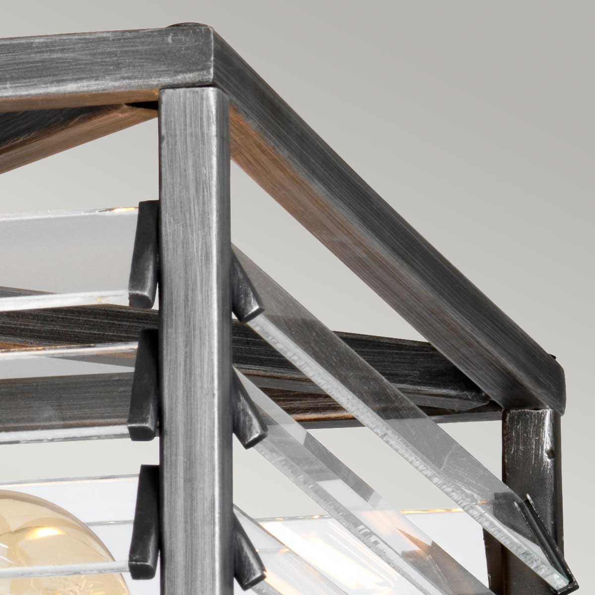 Deckenleuchte Louvre (Painted Gunmetal) 4x - Elstead Lighting