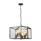 Pendelleuchte Louvre (Painted Gunmetal) 6x - Elstead Lighting