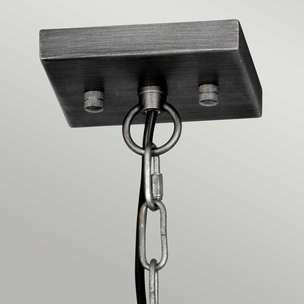 Pendelleuchte Louvre (Painted Gunmetal) 6x - Elstead Lighting