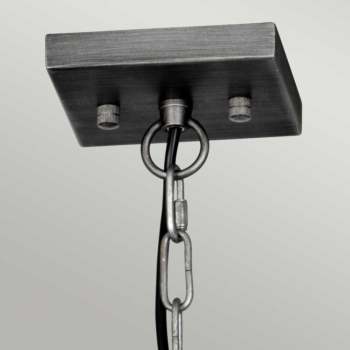 Pendelleuchte Louvre (Painted Gunmetal) 6x - Elstead Lighting