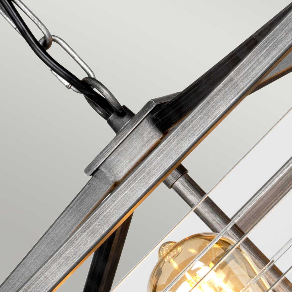 Pendelleuchte Louvre (Painted Gunmetal) 6x - Elstead Lighting