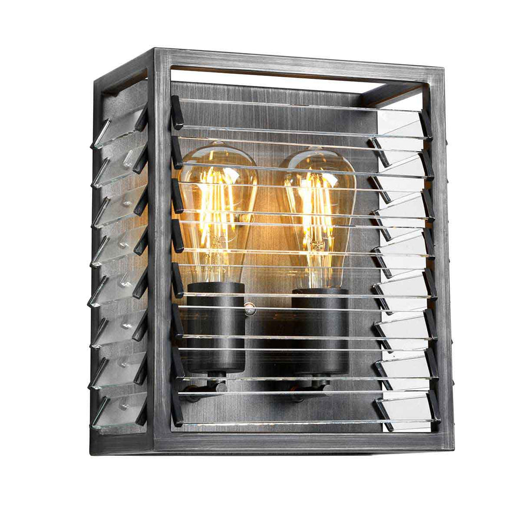 Wandleuchte Louvre (Nickel) 2x - Elstead Lighting