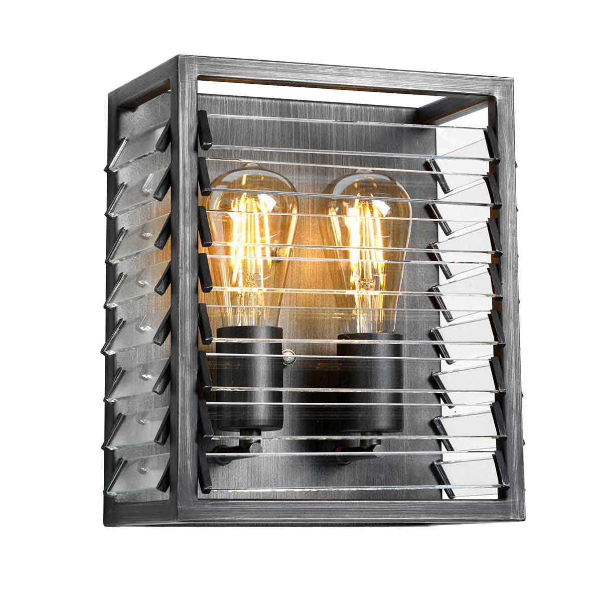 Wandleuchte Louvre (Nickel) 2x - Elstead Lighting