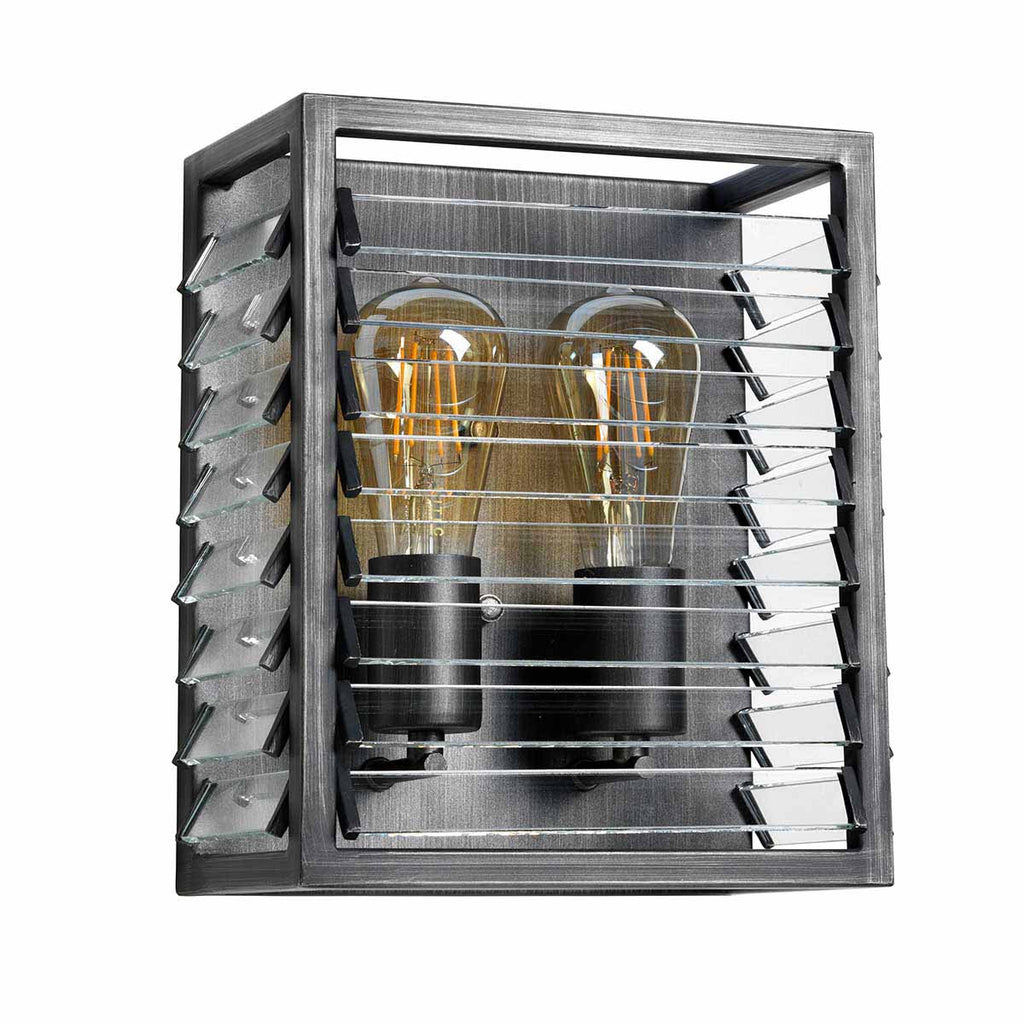 Wandleuchte Louvre (Nickel) 2x - Elstead Lighting