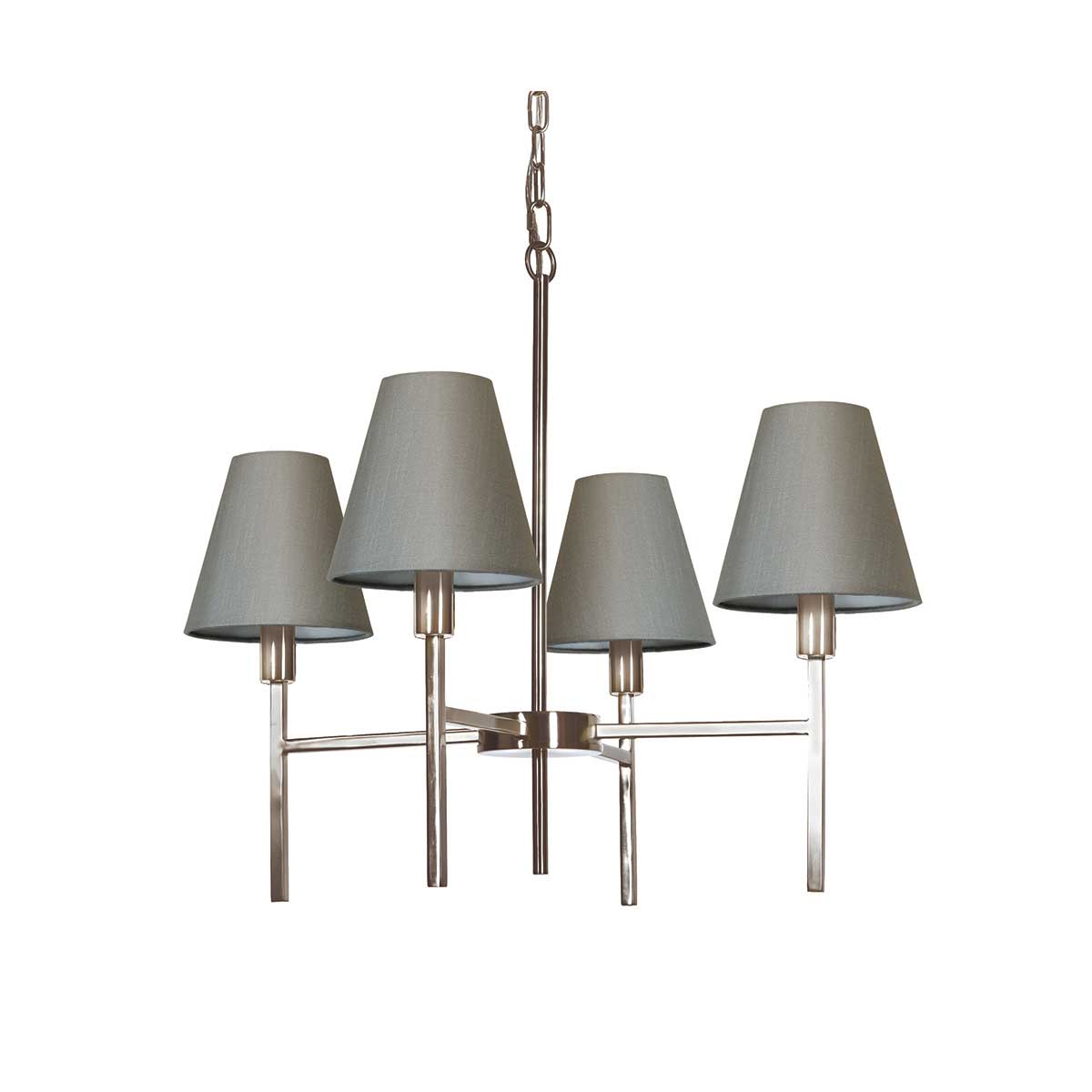 Pendelleuchte Lucerne (Nickel) 4x - Elstead Lighting