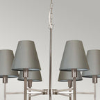 Pendelleuchte Lucerne (Nickel) 6x - Elstead Lighting