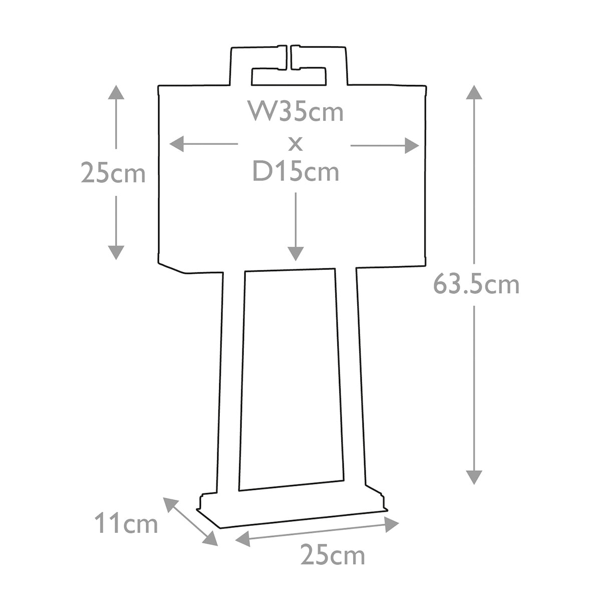 Tischleuchte Magro (weiß) 1x - Elstead Lighting