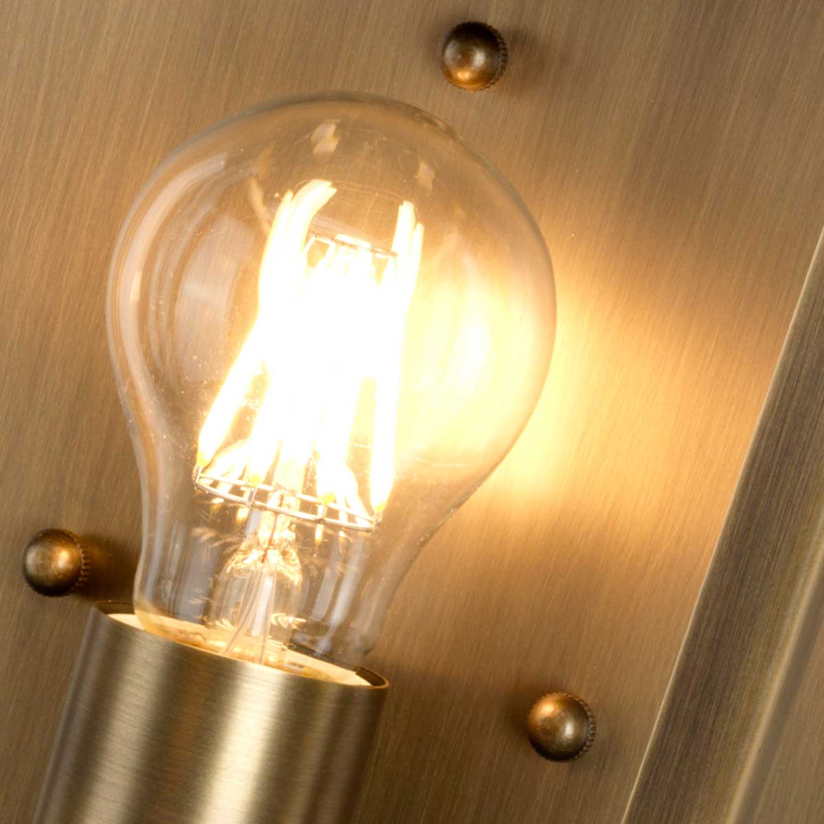 Außen-Wandleuchte Mansion House (messingfarben) 1x - Elstead Lighting