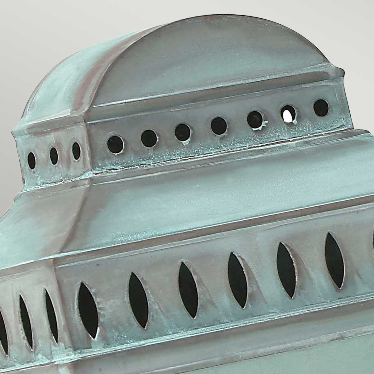 Außen-Wandleuchte Mansion House (antik wirkende Grünspan-Patina auf Metall) 1x - Elstead Lighting