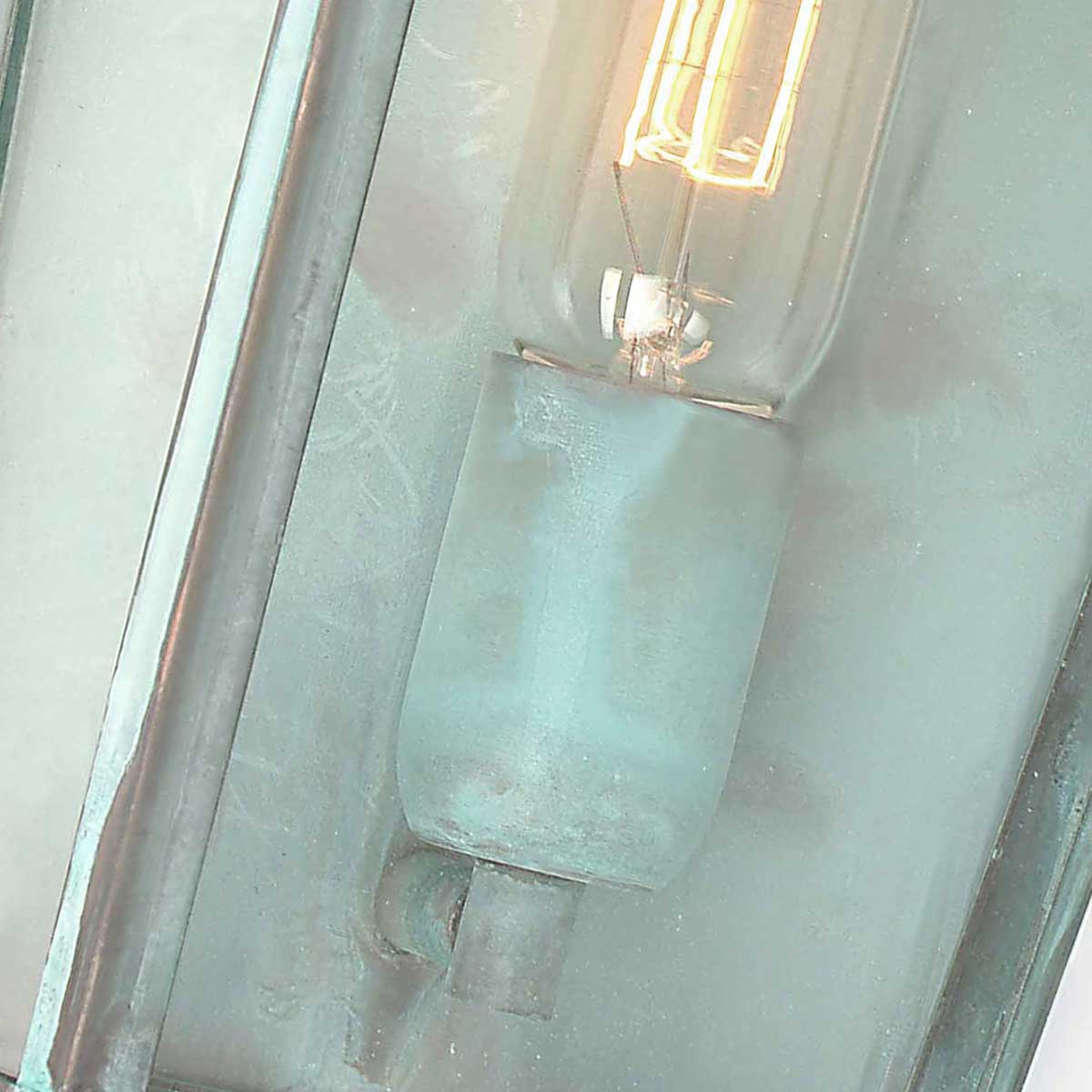 Außen-Wandleuchte Mansion House (antik wirkende Grünspan-Patina auf Metall) 1x - Elstead Lighting