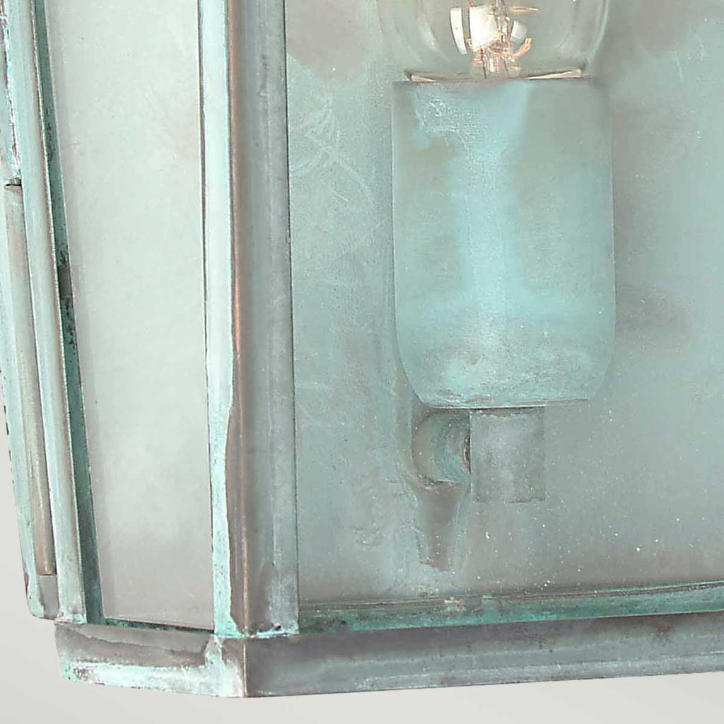Außen-Wandleuchte Mansion House (antik wirkende Grünspan-Patina auf Metall) 1x - Elstead Lighting