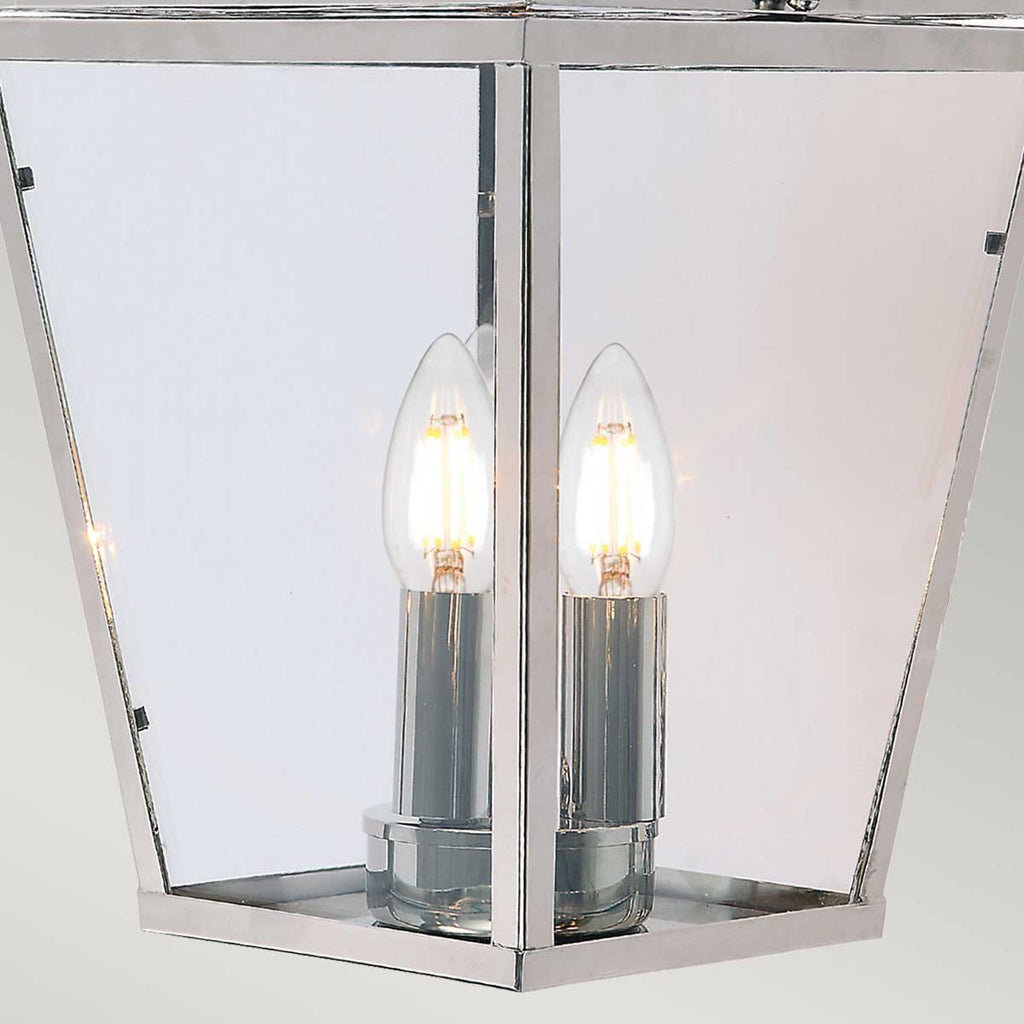 Außen-Pendelleuchte Mansion House (Nickel) 3x - Elstead Lighting