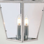 Außen-Pendelleuchte Mansion House (Nickel) 3x - Elstead Lighting