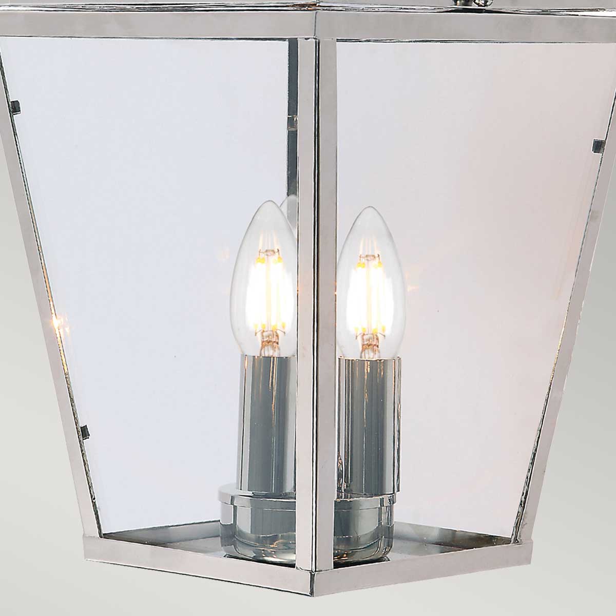 Außen-Pendelleuchte Mansion House (Nickel) 3x - Elstead Lighting