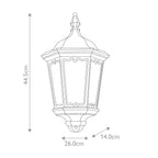 Außen-Wandleuchte Medstead (schwarz) 1x - Elstead Lighting