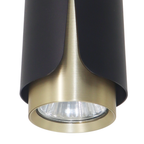 Deckenleuchte Spot FLOWER Schwarz & Gold (1x GU10) - Milagro