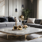 Pendelleuchte / Hängeleuchte FLOWER Schwarz & Gold (1x GU10) - Milagro