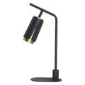 Tischleuchte FLOWER Schwarz & Gold (1x GU10) - Milagro