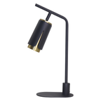 Tischleuchte FLOWER Schwarz & Gold (1x GU10) - Milagro