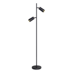 Stehleuchte FLOWER Schwarz & Gold (2x GU10) - Milagro