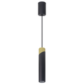 Pendelleuchte NEO Schwarz & Gold (1x GU10) - Milagro