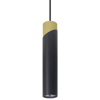 Pendelleuchte NEO Schwarz & Gold (1x GU10) - Milagro