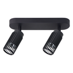 Decken Spot & Strahler Balken VERTICAL Schwarz (2x GU10) - Milagro