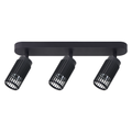 Decken Spot & Strahler Balken VERTICAL Schwarz (3x GU10) - Milagro