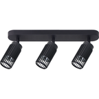 Decken Spot & Strahler Balken VERTICAL Schwarz (3x GU10) - Milagro