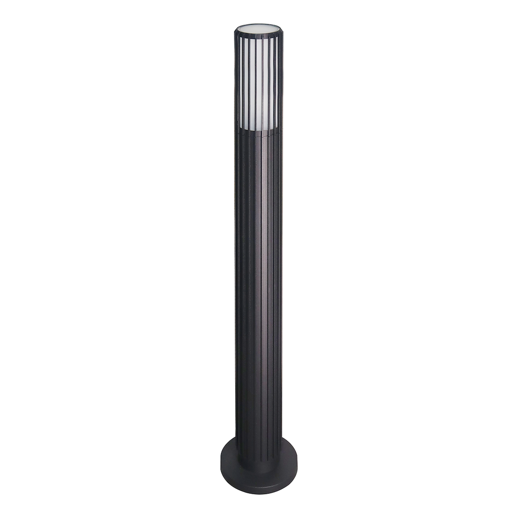 Außen-Wegeleuchte VERTICAL Schwarz (1x GU10) IP44 - Milagro
