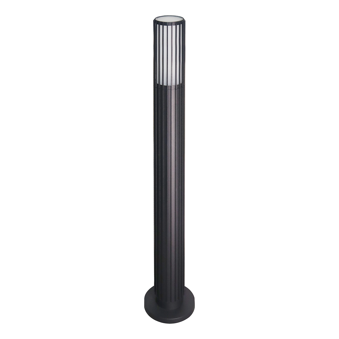 Außen-Wegeleuchte VERTICAL Schwarz (1x GU10) IP44 - Milagro