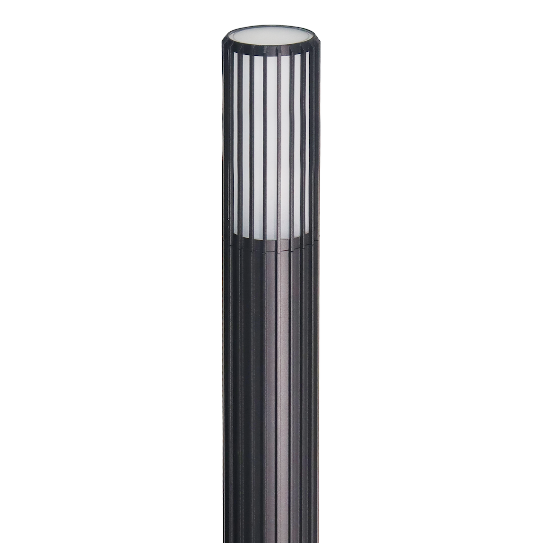 Außen-Wegeleuchte VERTICAL Schwarz (1x GU10) IP44 - Milagro