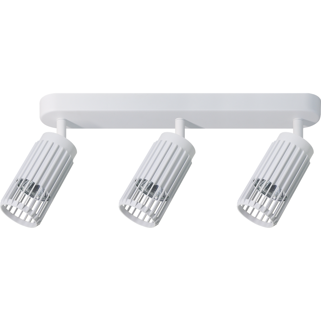 Decken Spot & Strahler Balken VERTICAL Weiß (3x GU10) - Milagro