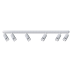 Decken Spot & Strahler Balken VERTICAL Weiß (6x GU10) - Milagro