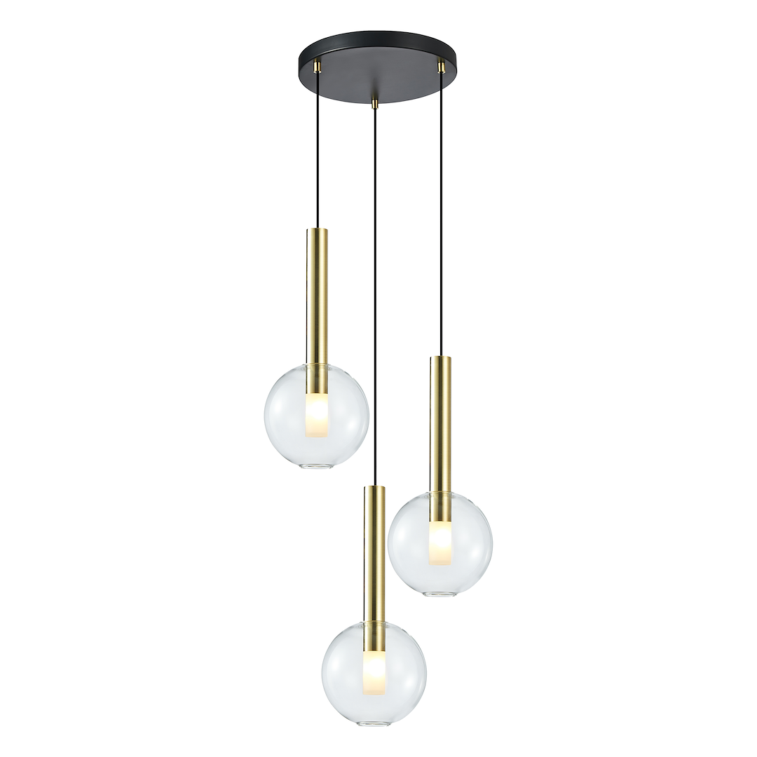 Pendelleuchte NIKO Gold (3x G9) - Milagro