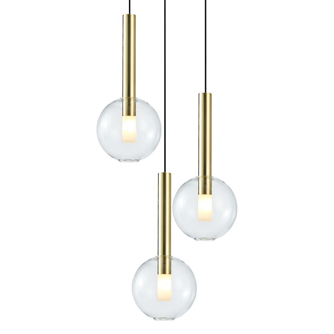 Pendelleuchte NIKO Gold (3x G9) - Milagro