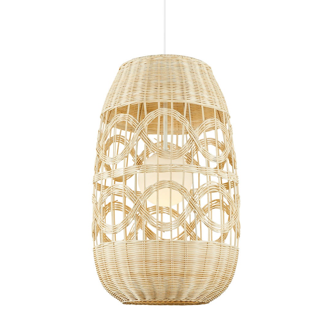 Pendelleuchte ARONA NATURAL (1x E14) 40 cm - Milagro