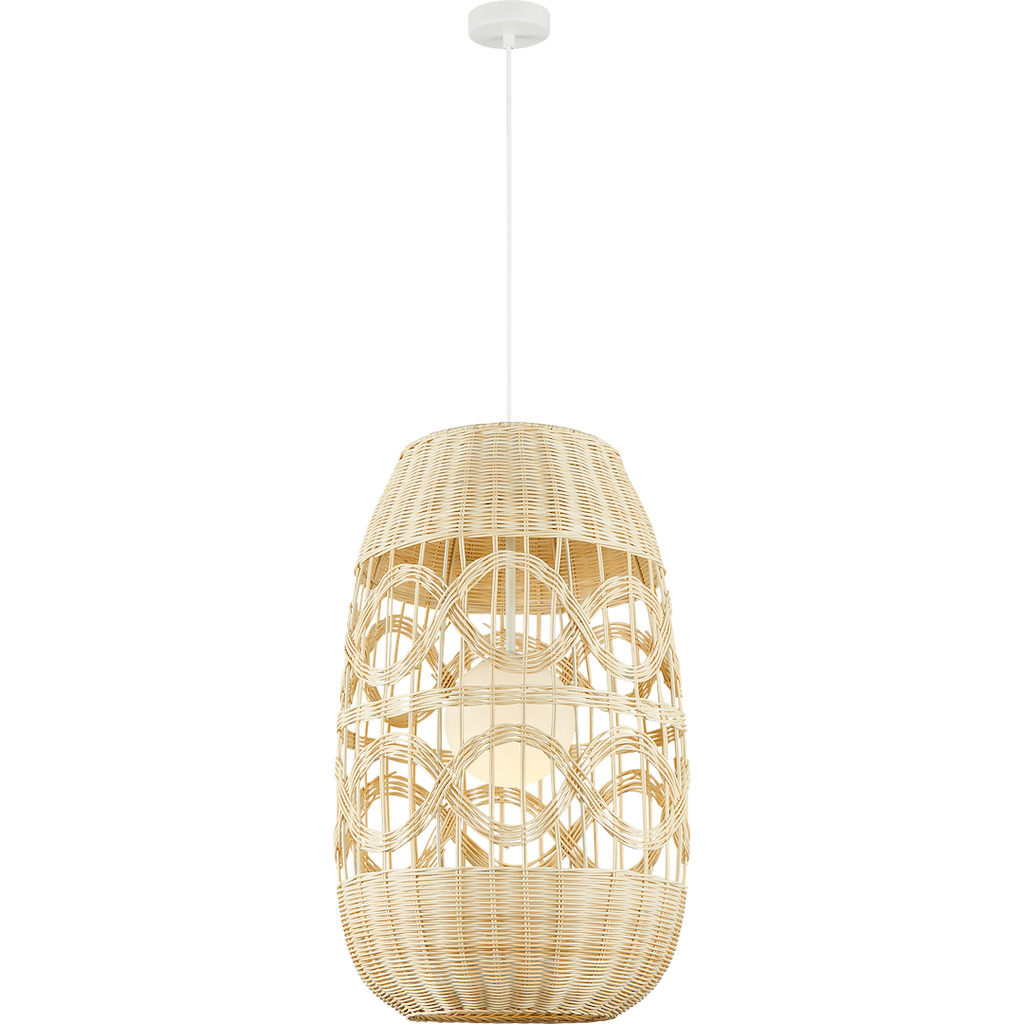 Pendelleuchte ARONA NATURAL (1x E14) 40 cm - Milagro