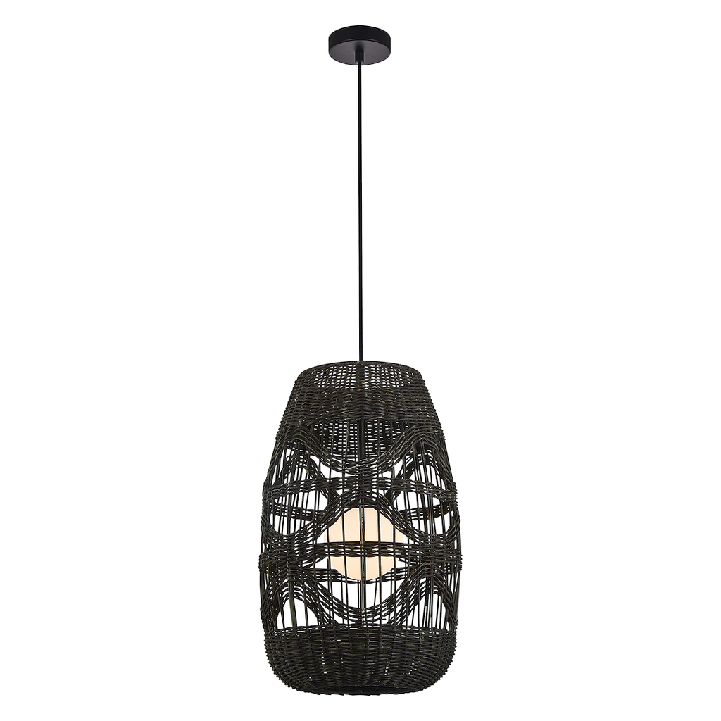 Pendelleuchte ARONA Schwarz (1x G9) 25 cm - Milagro