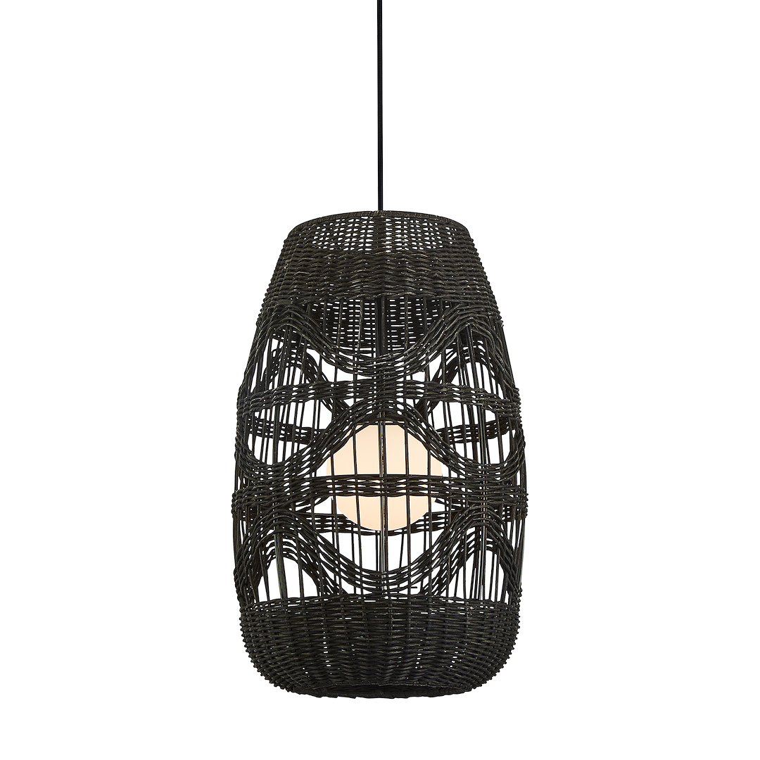 Pendelleuchte ARONA Schwarz (1x G9) 25 cm - Milagro