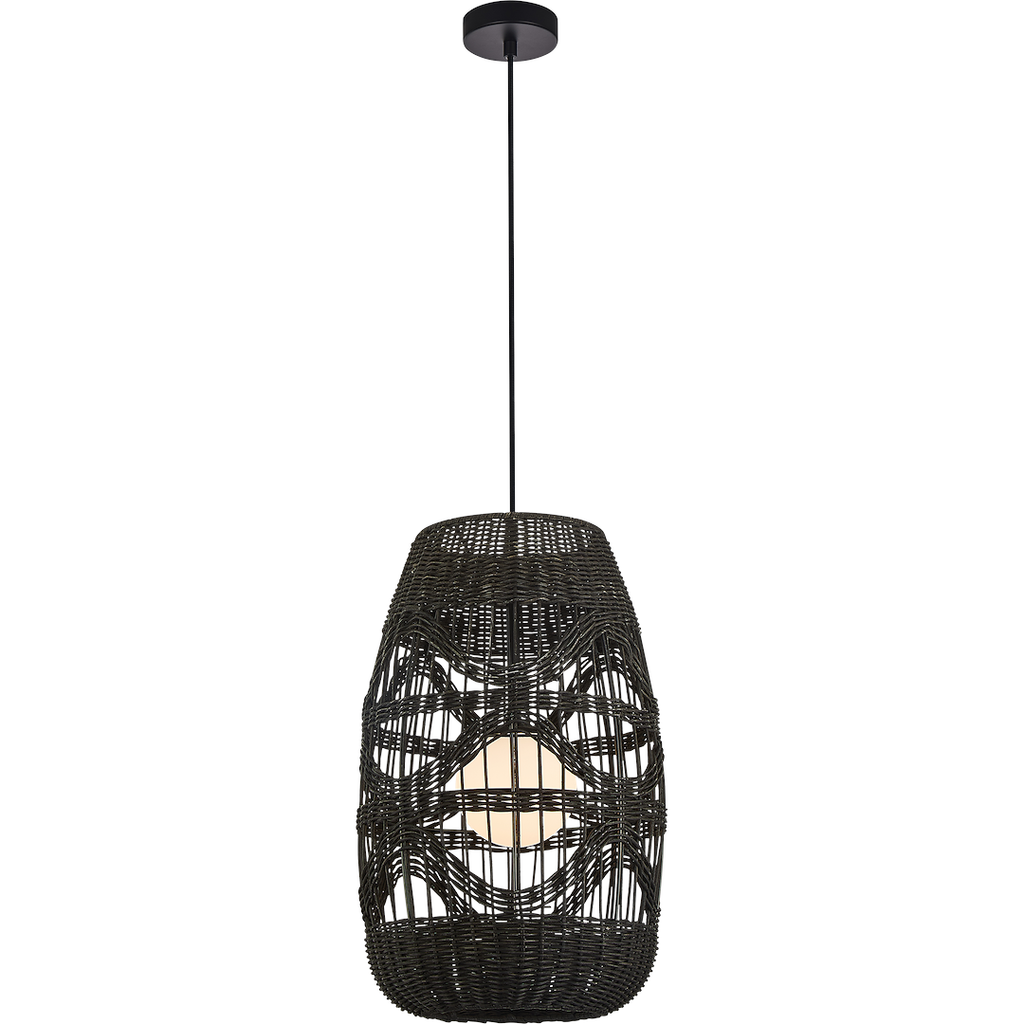 Pendelleuchte ARONA Schwarz (1x G9) 25 cm - Milagro